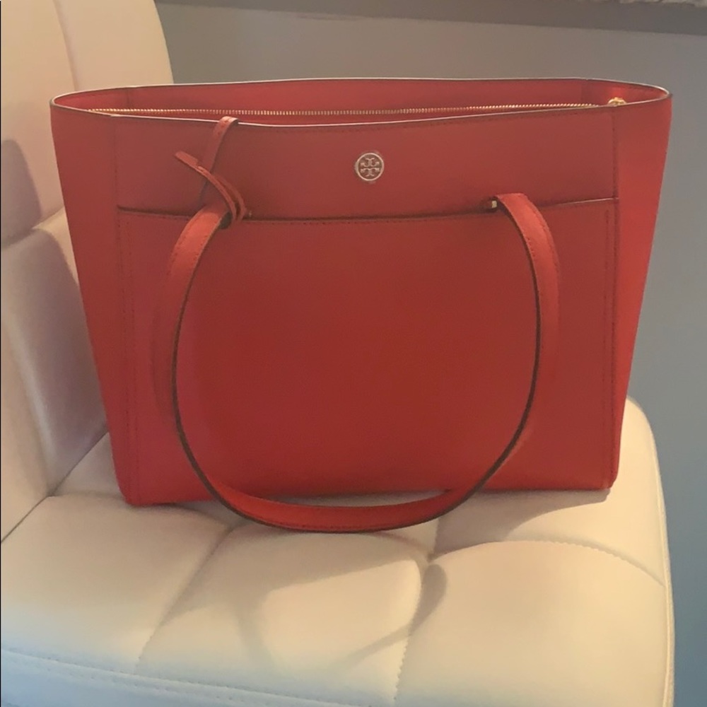 Tory burch small leather tote